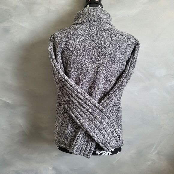 J. JILL BICONSTITUENT FIBER BLEND TURTLENECK GRAY RN 97641 SIZE M - Picture 5 of 11